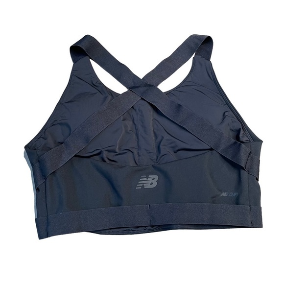 NEW BALANCE Determination Academy Crop Bra black XL - Picture 8 of 11